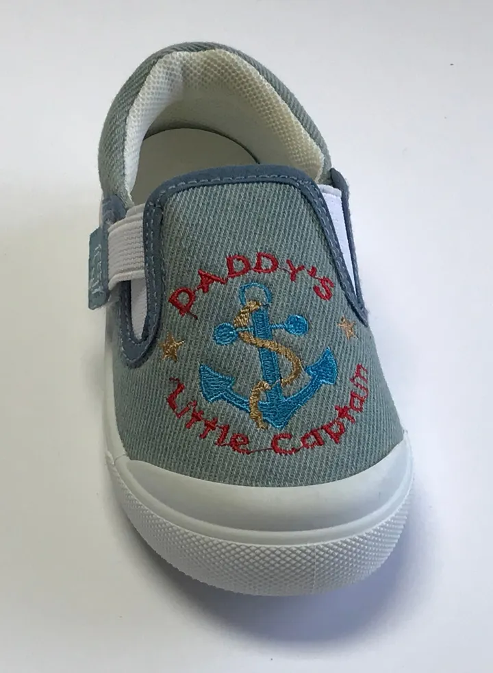 Flat Fashion Sneakers Comfort Easy Fitting Kids Shoes For Boys Blue