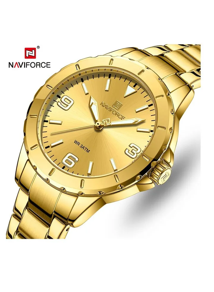 NAVIFORCE Luxury Waterproof Women Watches Top Brand Ladies Casual Quartz Watch Steel Women's Wristwatch Montre Femme Relogio