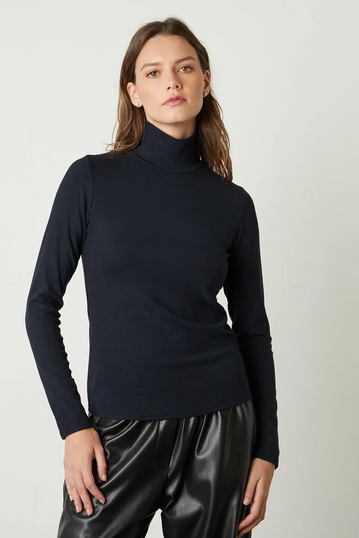 Kaylie Mock Neck Top