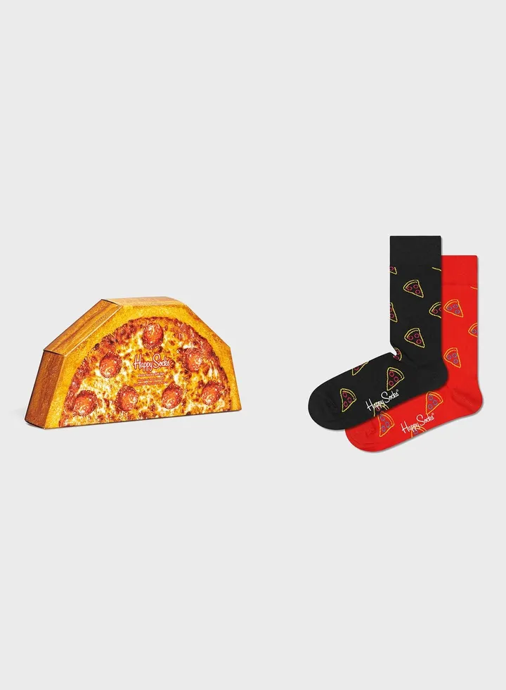 2-Pack Embroidered Crew Sock