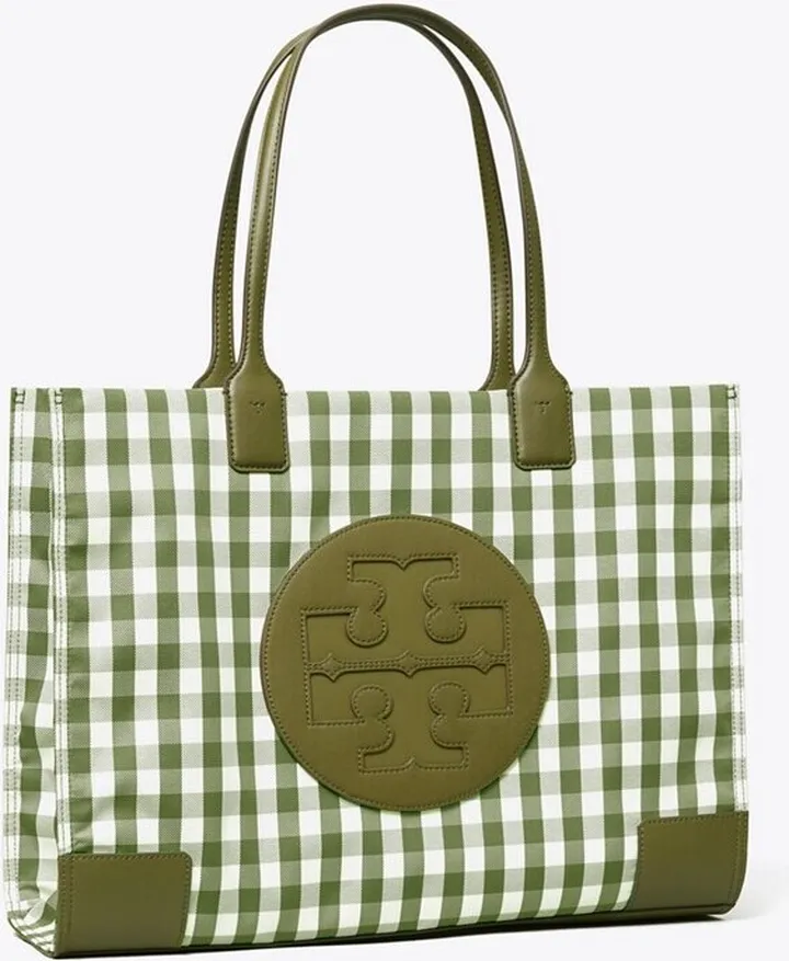 Ella Gingham Tote Bag