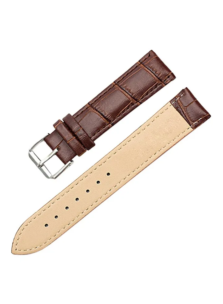 Faux Leather Watch Band