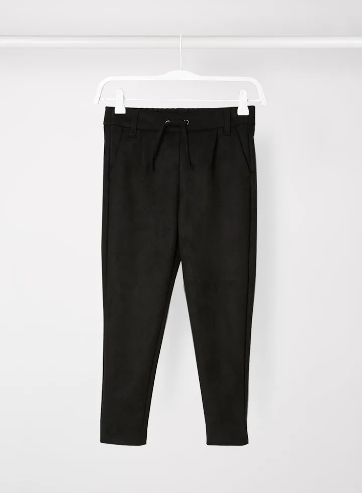 Kids/Teen Faux Suede Trousers Black