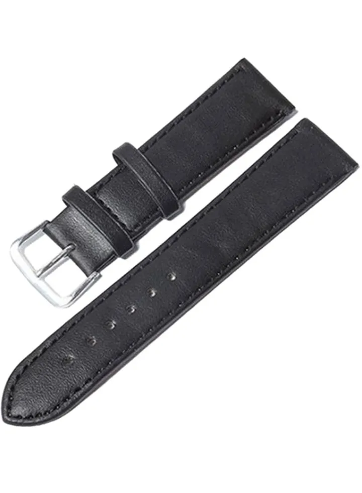 Faux Leather Watch Band