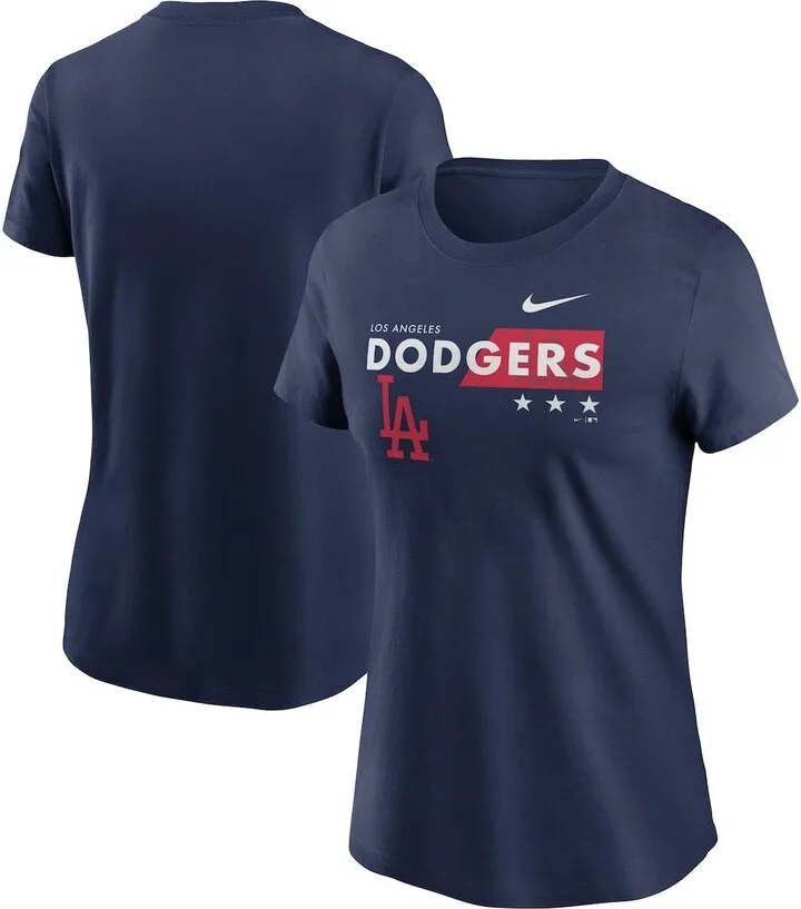 Women's Nike Navy Los Angeles Dodgers Americana T-shirt