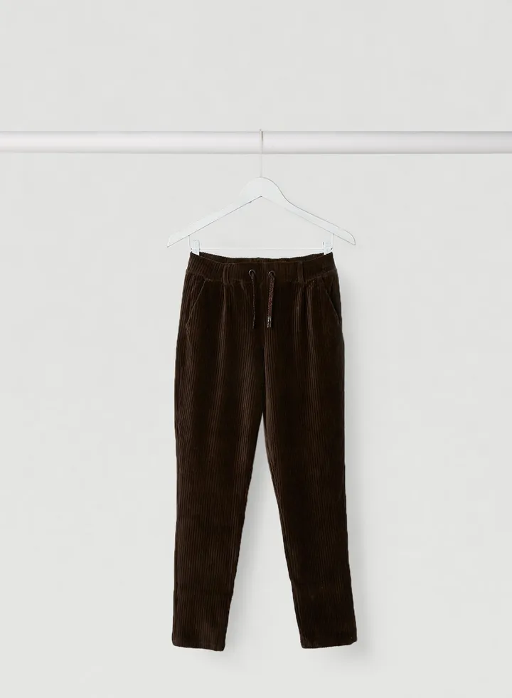 Kids Velvet Pants Mole