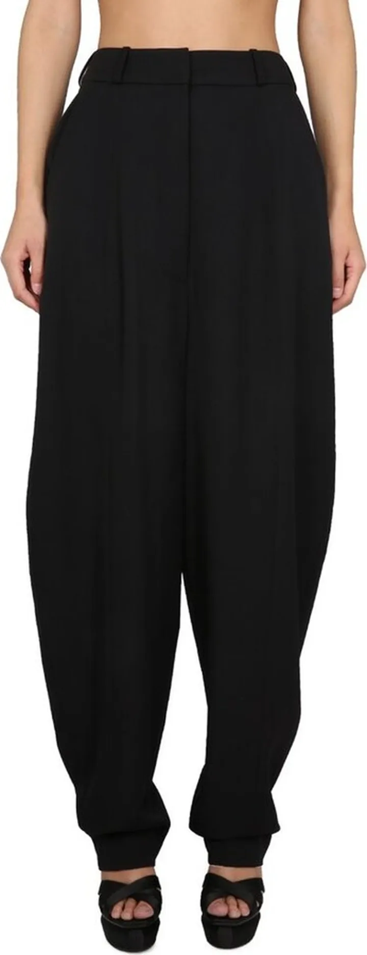 Balmain High Waist Baggy Trousers