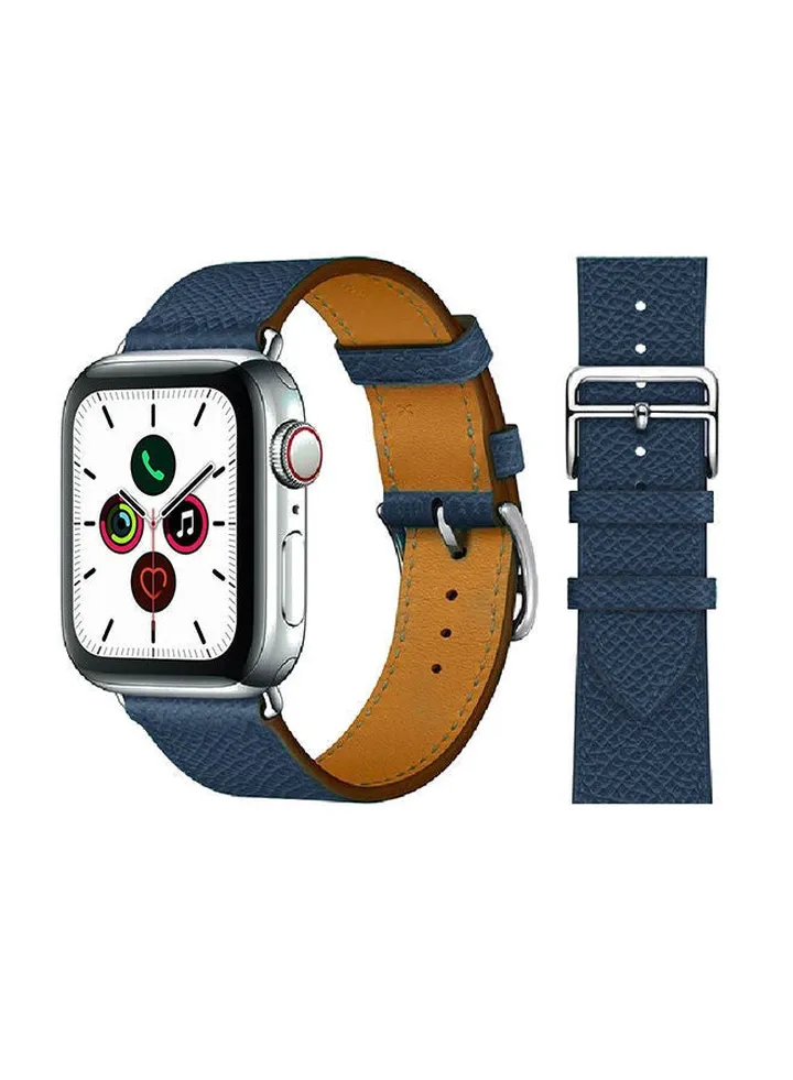 Leather Replacement Watchband For Apple Watch 44/42mm