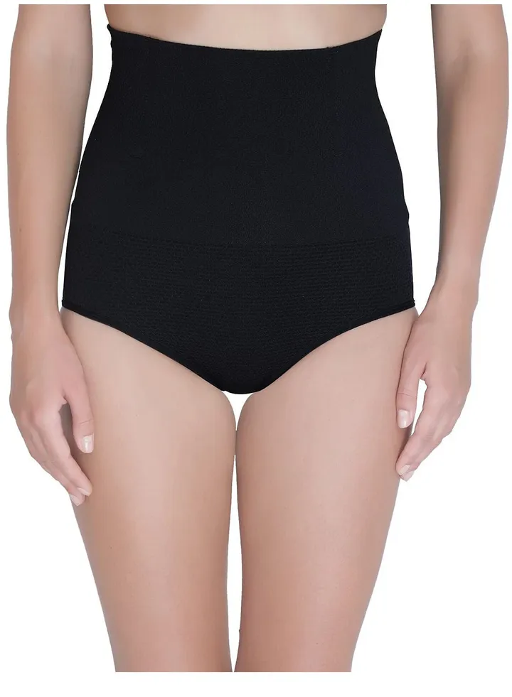 Women's High Waist Tummy Control / Tummy Tucker Shapewear Panty, Black