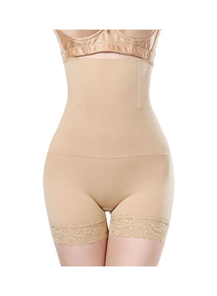 Casual Comfortable Shapewear Beige