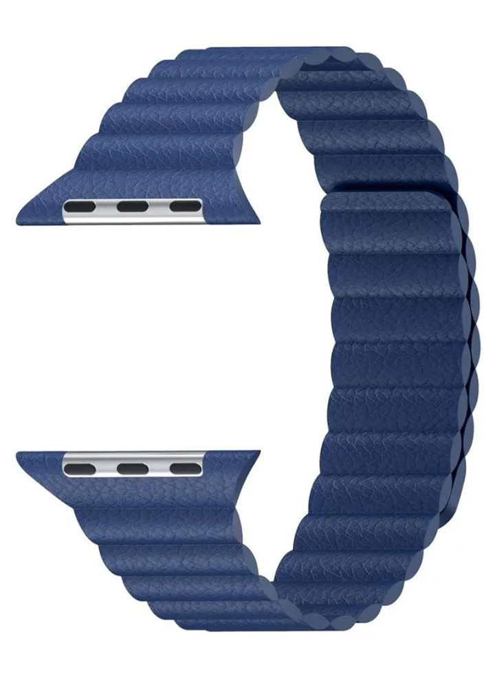 Leather Watch Band For Apple Watch 44mm