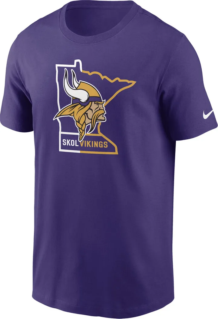 Nike Men's Local Phrase Essential (NFL Minnesota Vikings) T-Shirt in Purple