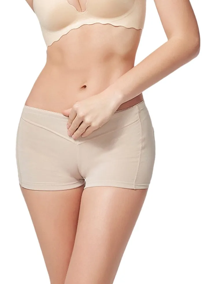 Breathable Hip-Up Body Shapewear Beige