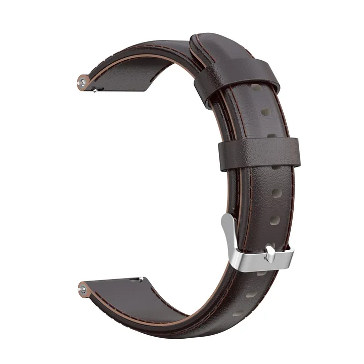Oil Wax Leather Watch Strap