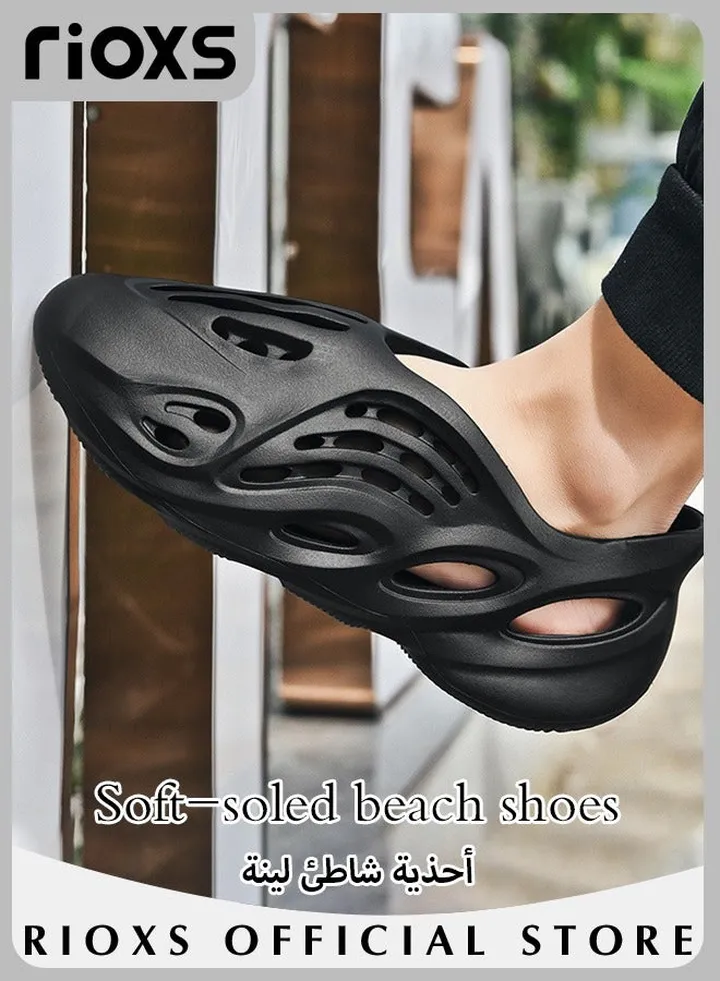 Men's Yeezy Foam Runner Slides Non-slip Summer Sandals Closed Toe Lightweight Outdoor Indoor Beach Flat Shoes for Men