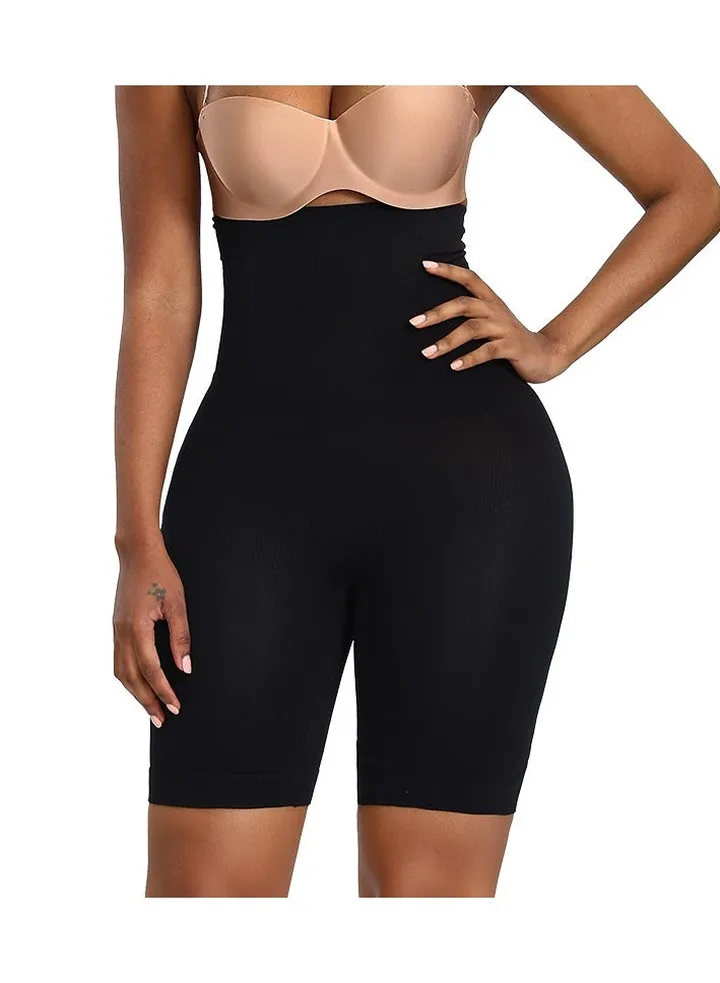 Women High Waist Seamless Slimmer Body Shaper Pants Tummy control Hip Lifter Women Shapewear Black