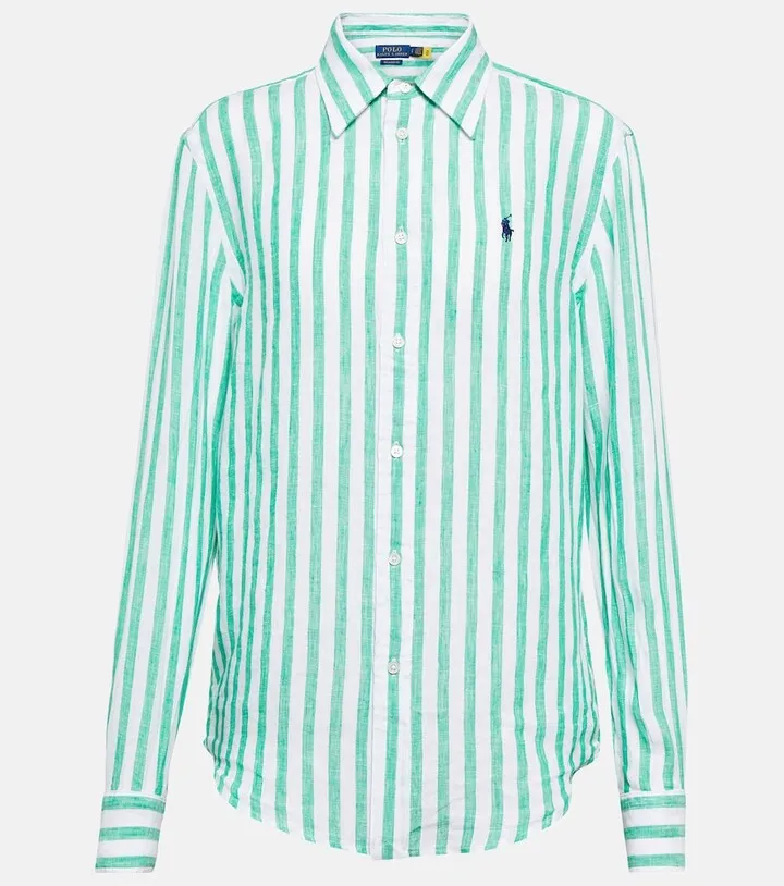 Striped linen shirt