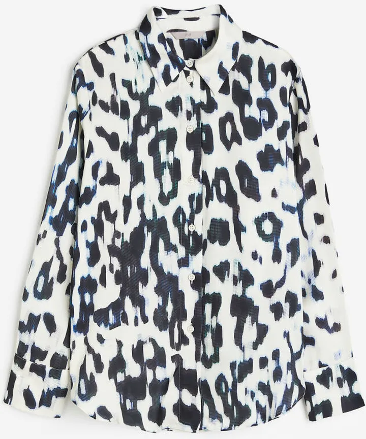 Pointed-collar Shirt