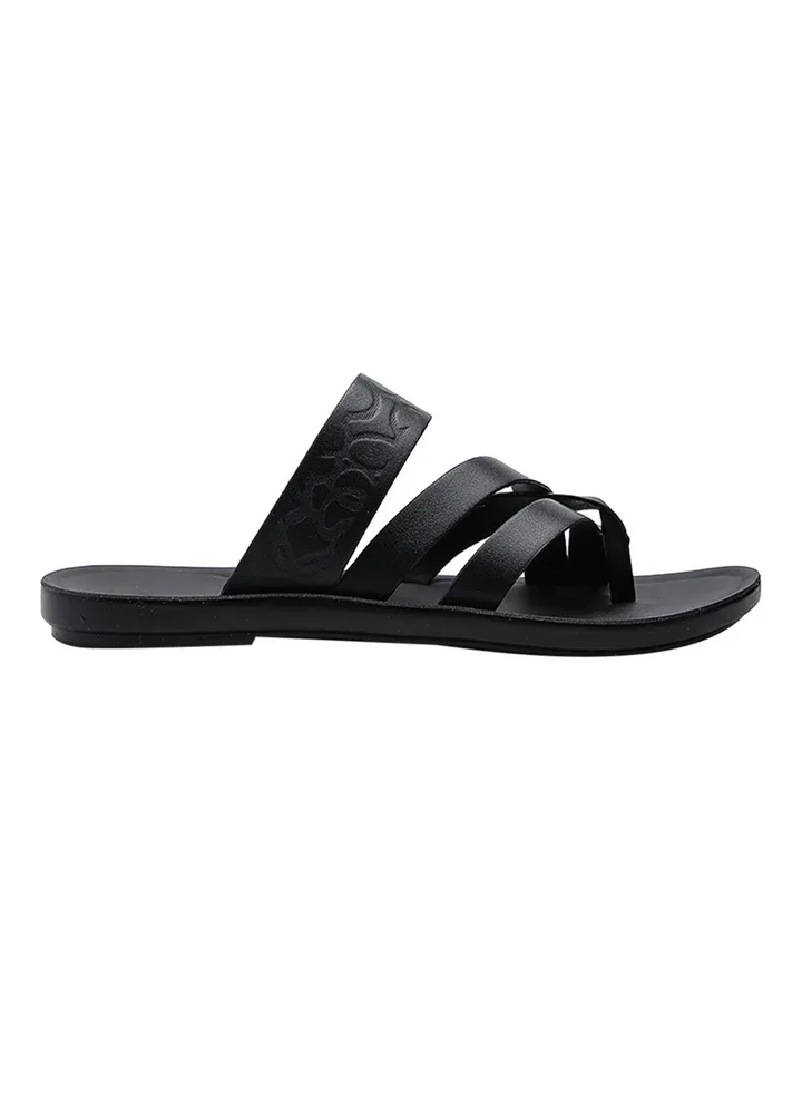 Unique Accent Sandals Black