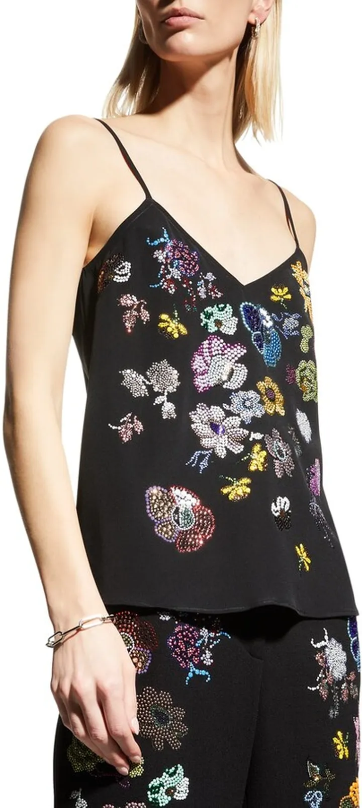Mille Fleur Strass Camisole