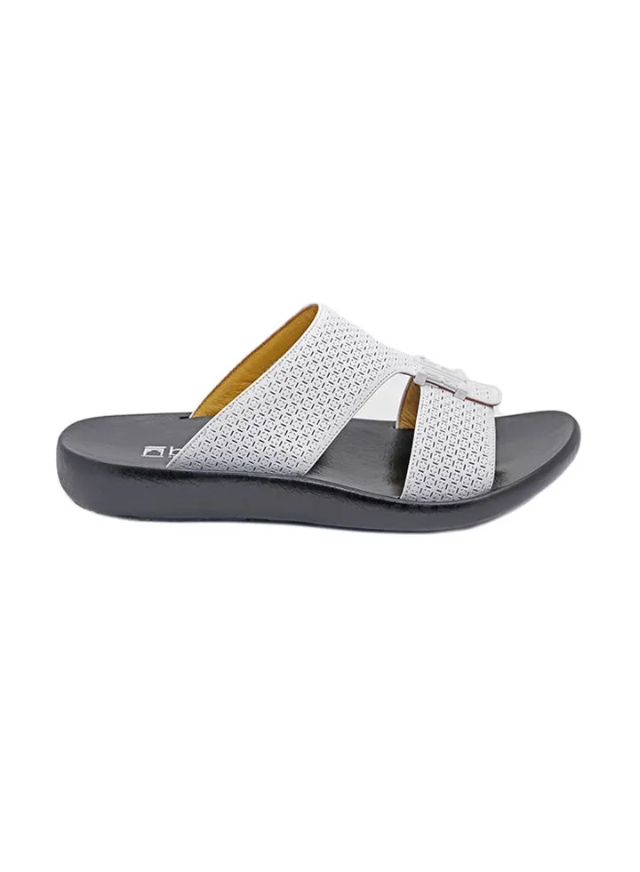 Traditional Arabic Sandals White/Black