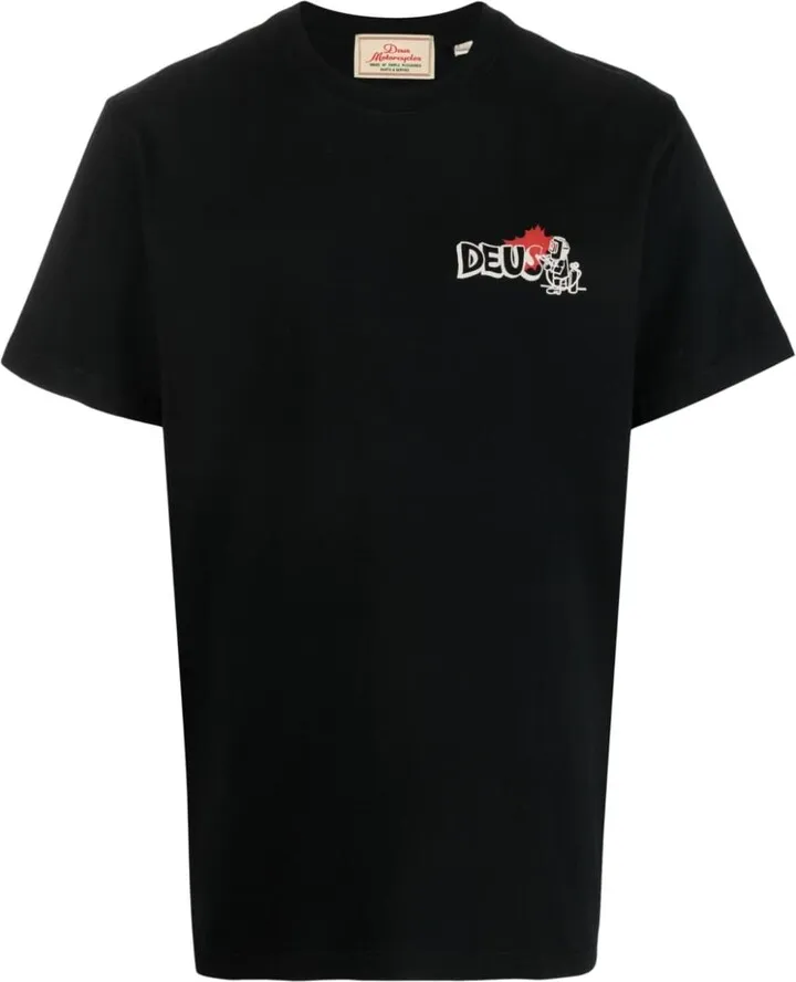logo-print cotton T-shirt