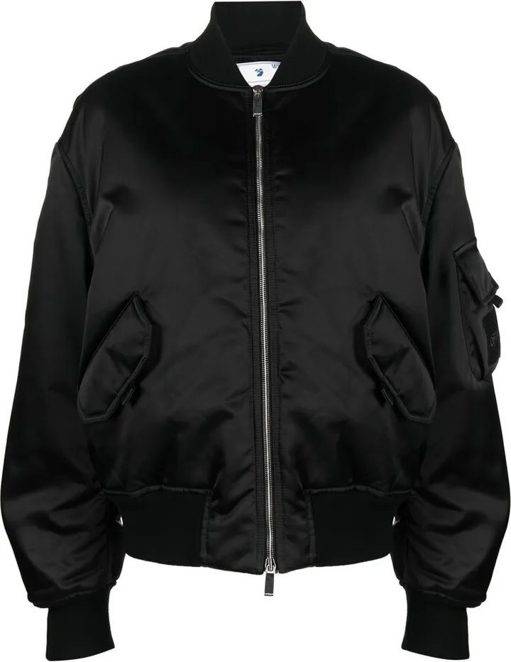 Zip-Fastening Bomber Jacket