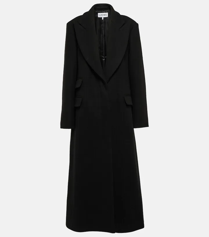 Wool and cashmere coat
