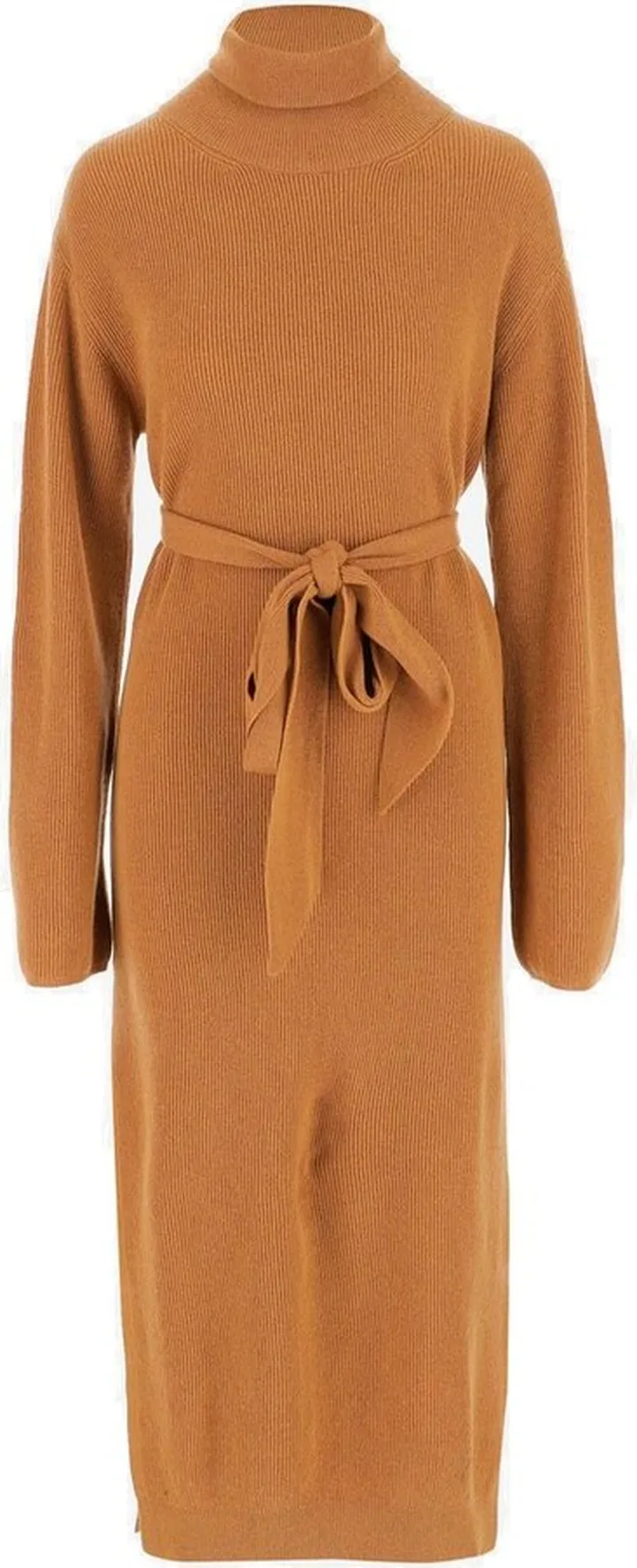 Nanushka Canaan Tied-Waist Knit Midi Dress