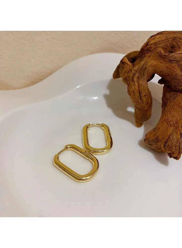 Gold Plated Hoop Earrings