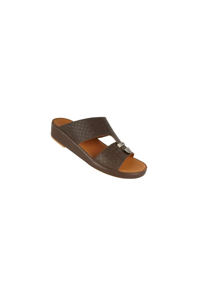 Barjeel Mens Arabic Sandals Brown
