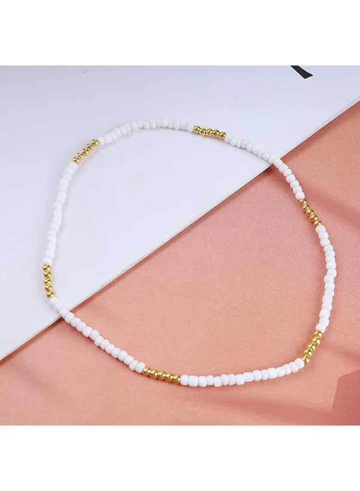 White Gold Choker