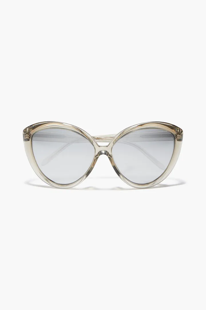 Oversized cat-eye acetate sunglasses