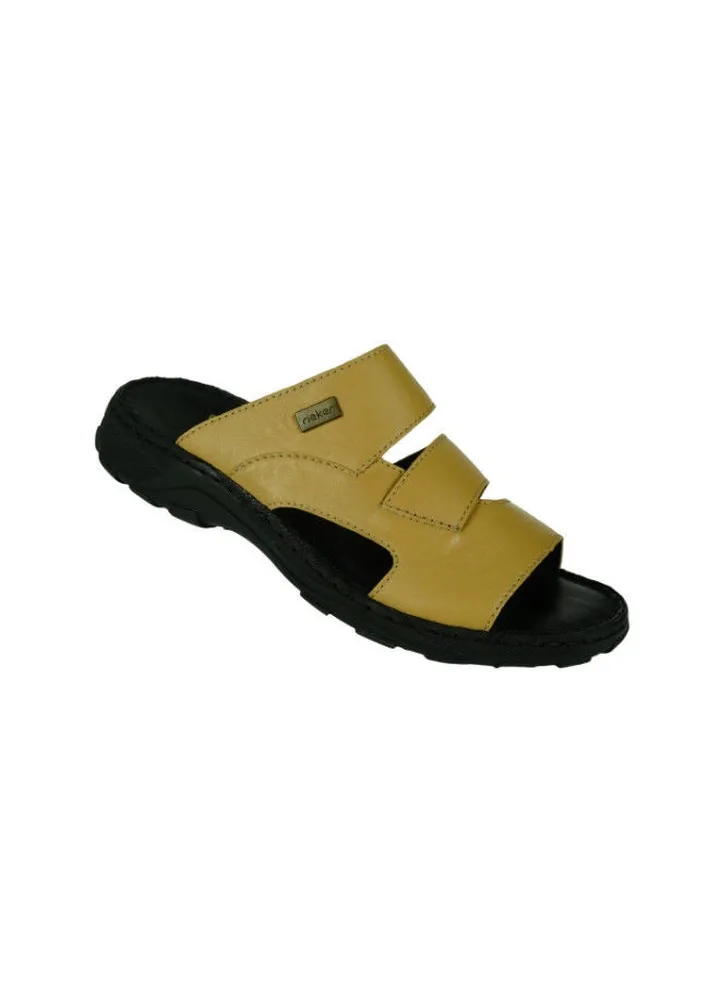 116-1056 Rieker Mens Sandals Lugano Beige 26078-62