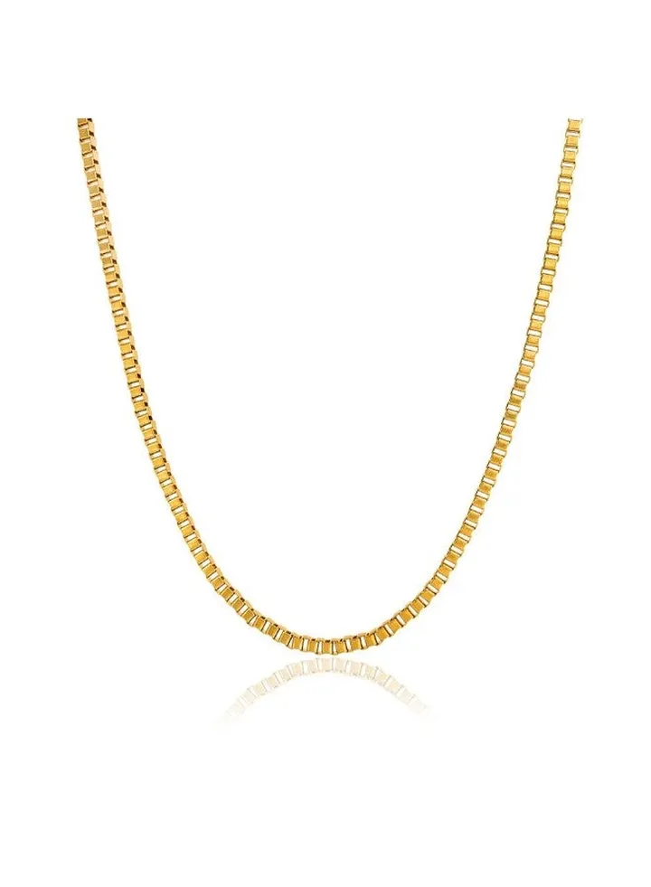 Gold Plated Stainless steel Chain Link Necklace