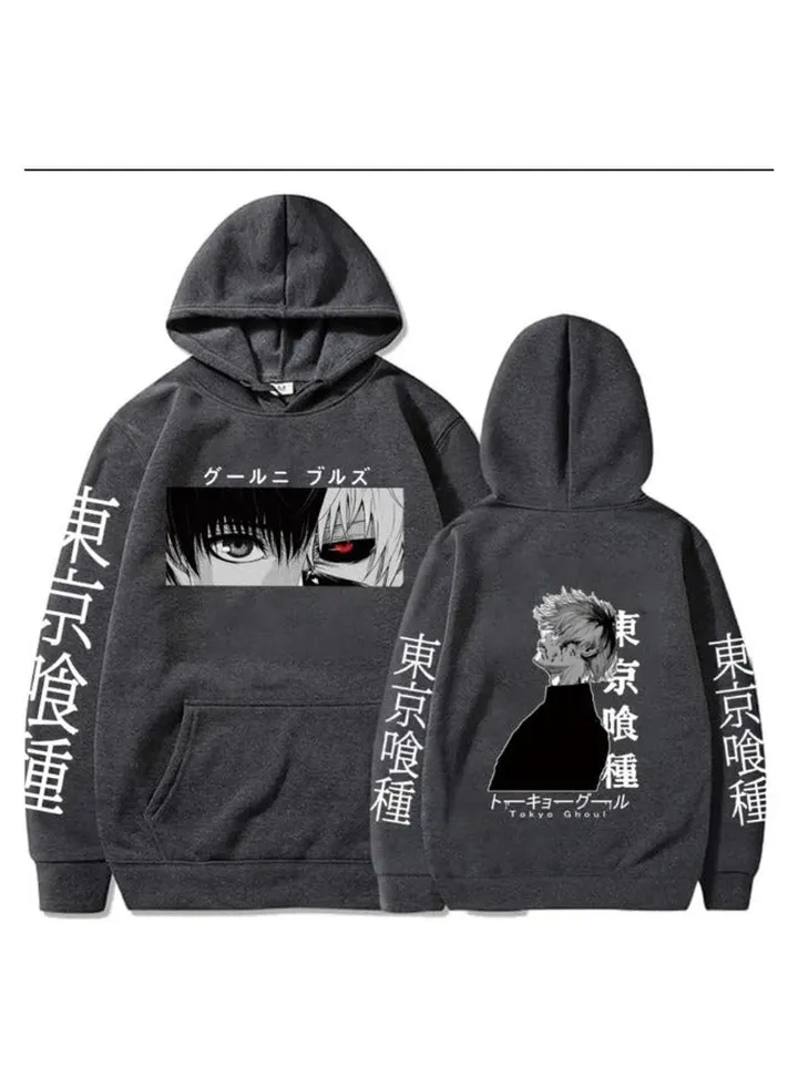 Anime hoodie graphic clothing couple pullovers