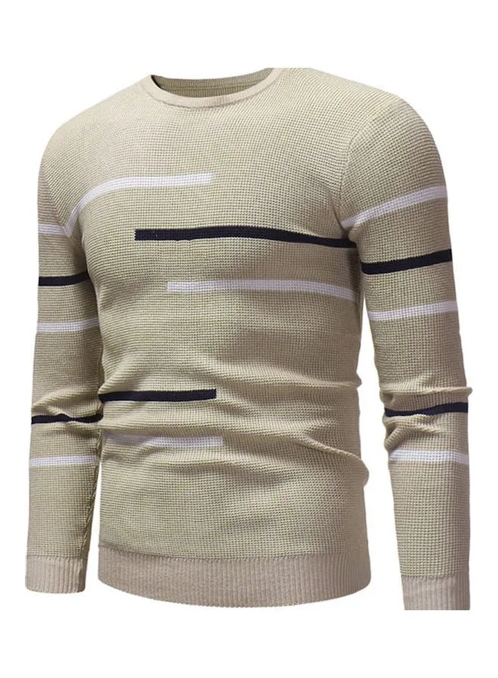 Casual Slim Base Shirt Khaki