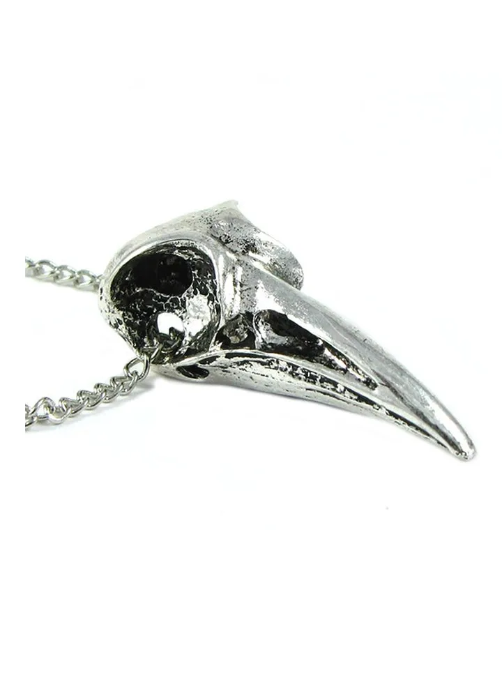 Bellatrix Lestrange Raven Bird Skull Necklace