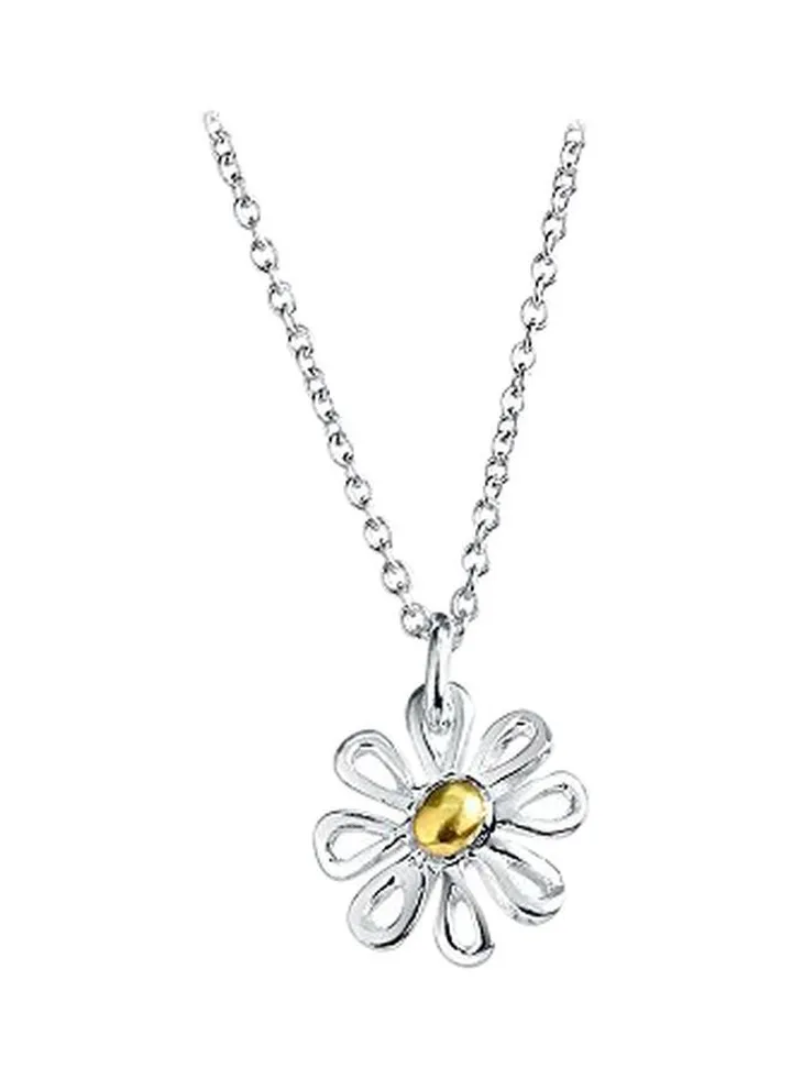 Metal Sterling Silver Pendant Necklace