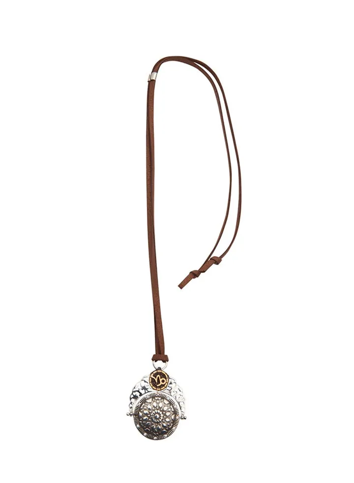 925 Silver And Bronze Horoscope Capricorn Pendant Necklace