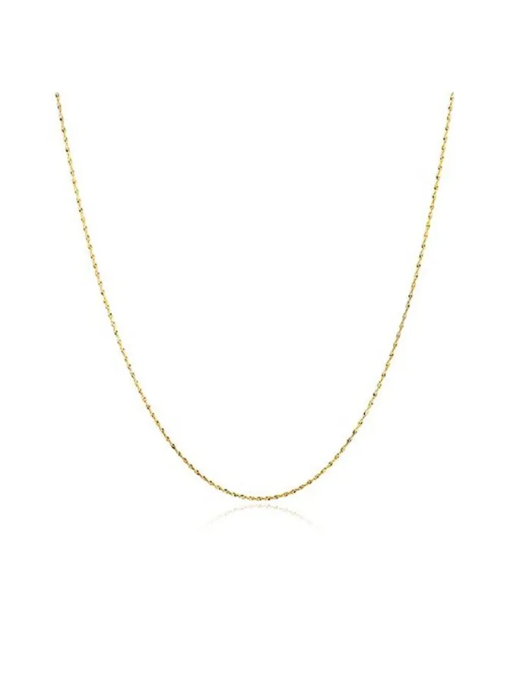 Gold Plated Gauge Pendant Necklace