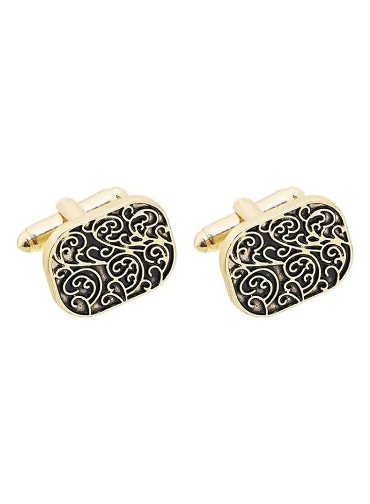Men French Shirt Cufflinks for Wedding Shirt Party Business Birthday Anniversary Dress, Gold
