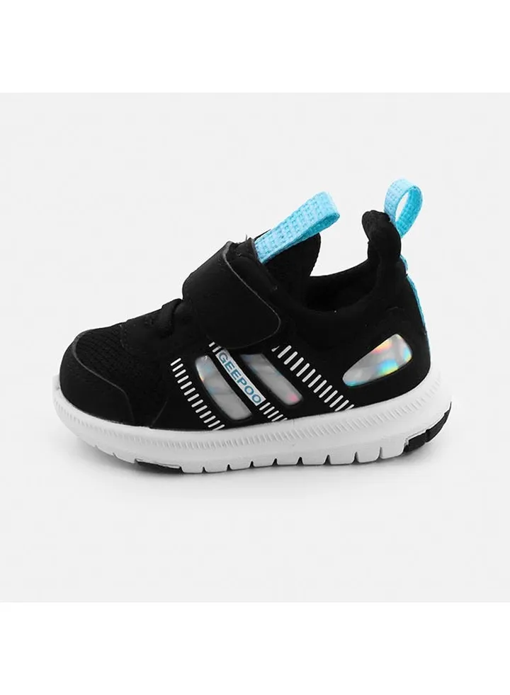 Children's Low-Top Breathable Sneakers - Black