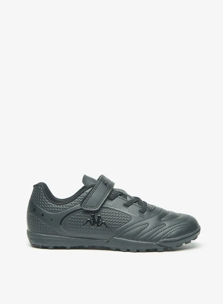 Boys' Textured Sports Shoes with Hook and Loop Closure