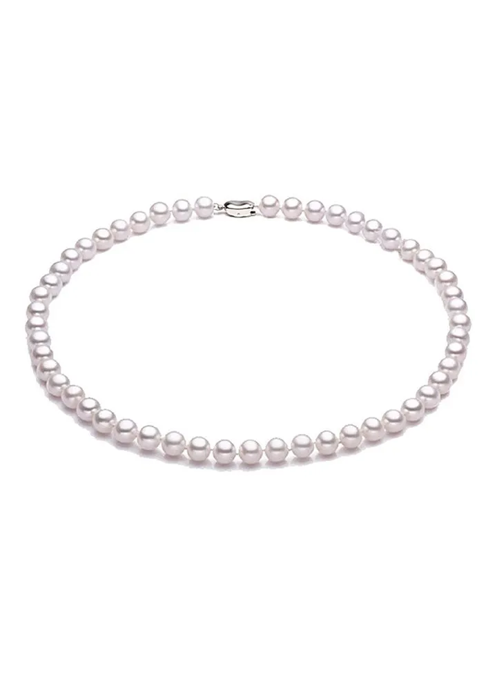 Round Cultured Freshwater Pearl Necklace