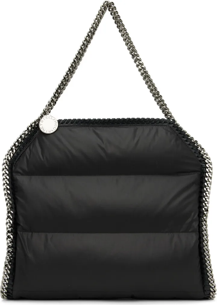 Stella McCartney Black Quilted Falabella Tote
