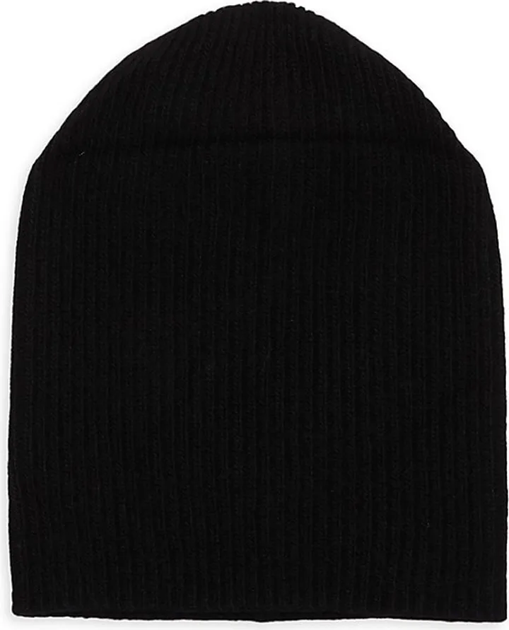 Ribbed Cashmere Beanie