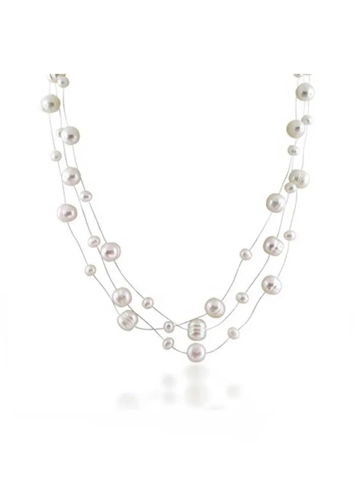 Silver Plated Brass Chain Necklace