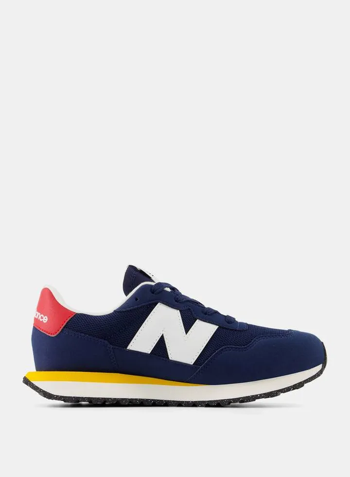 237 Contrast Logo Lace Up Sneakers