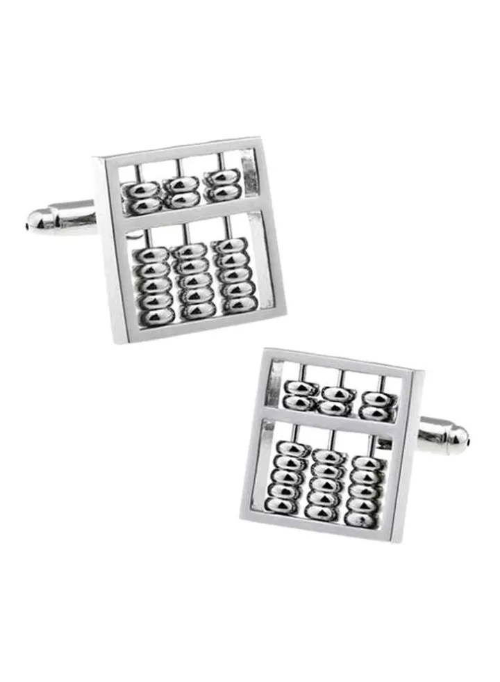 Brass Abacus Shirt Cufflinks